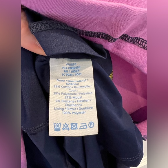 Boden Alice Colorblock Dress in Blue, Pink, and Yellow, size 6R - Picture 4 of 8